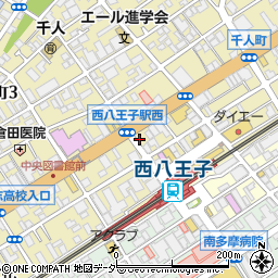 なんば一番　西八王子駅前店周辺の地図