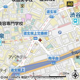 渋谷道玄坂プラザ仁科屋ビル周辺の地図