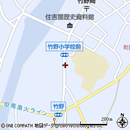 竹野小学校周辺の地図