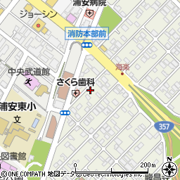 千葉県浦安市海楽1丁目28-10周辺の地図