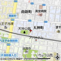 東京都八王子市天神町22周辺の地図