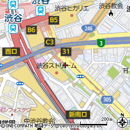 明洞ポチャ 渋谷ストリーム前店周辺の地図