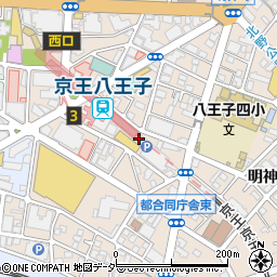 東京靴流通センター　京王八王子店周辺の地図