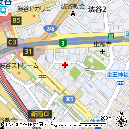 ニッシンパーク渋谷３丁目駐車場周辺の地図