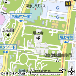 増上寺周辺の地図