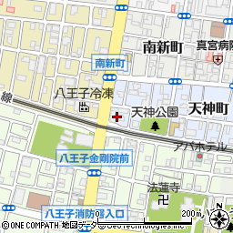 東京都八王子市天神町24周辺の地図