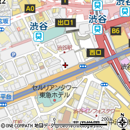 東京都渋谷区道玄坂1丁目8周辺の地図