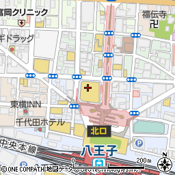 大戸屋 八王子東急スクエア店周辺の地図