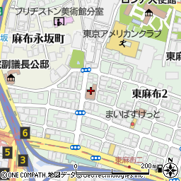 東京法務局港出張所周辺の地図