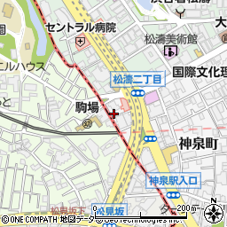 東京都渋谷区神泉町25-5周辺の地図