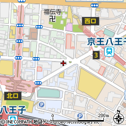 八王子薬剤センター　駅前薬局周辺の地図