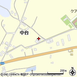 千葉県四街道市中台589-1周辺の地図