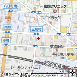 パークイット八王子三崎町駐車場周辺の地図
