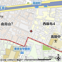 麻布昇月堂周辺の地図