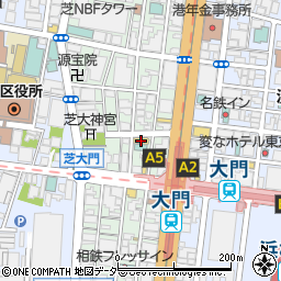 個室居酒屋 仙台牛タンと酒 くろや 浜松町店周辺の地図