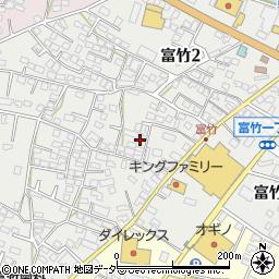 金子書道会周辺の地図
