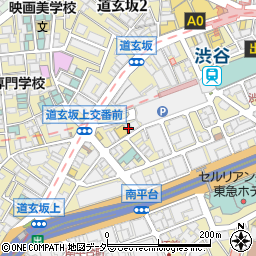 熊本居酒屋 新市街 渋谷周辺の地図