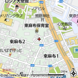飯倉Ａビル周辺の地図