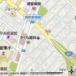 千葉県浦安市海楽1丁目28-13周辺の地図