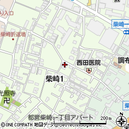 ジャパンケア調布柴崎周辺の地図