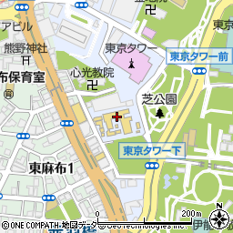 東京芝とうふ屋うかい周辺の地図