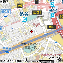 東京都渋谷区道玄坂1丁目7周辺の地図