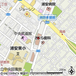 浦安市消防本部予防課周辺の地図