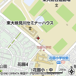 東京大学　検見川総合運動場周辺の地図