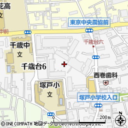 東京テラス周辺の地図