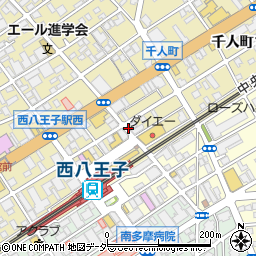 台湾料理　新台北　西八王子周辺の地図