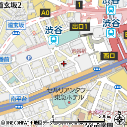 貸切パーティー＆個室ダイニング ajito luxe 渋谷周辺の地図