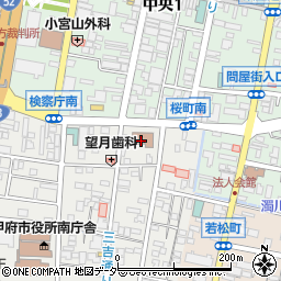 甲府商工会議所総務部周辺の地図