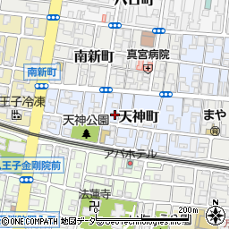 東京都八王子市天神町8-7周辺の地図