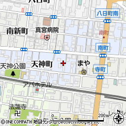 東京都八王子市天神町13周辺の地図