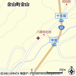 岐阜県下呂市金山町金山2488-1周辺の地図