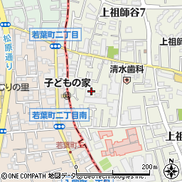 東京都世田谷区上祖師谷5丁目21周辺の地図