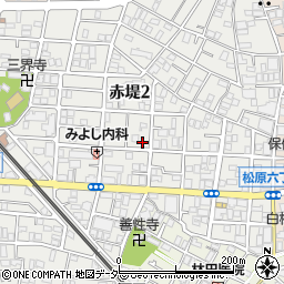 東京都世田谷区赤堤2丁目22-1周辺の地図