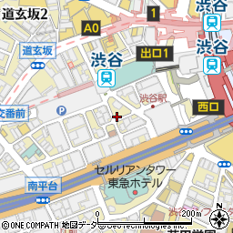 東京都渋谷区道玄坂1丁目6-6周辺の地図