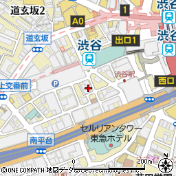 ジョイサウンド JOYSOUND 渋谷道玄坂店周辺の地図