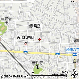 東京都世田谷区赤堤2丁目22-18周辺の地図