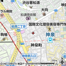 サンフォンテーヌ渋谷周辺の地図