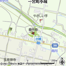 春光寺周辺の地図