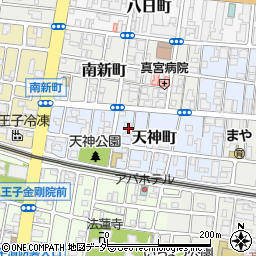 東京都八王子市天神町8周辺の地図