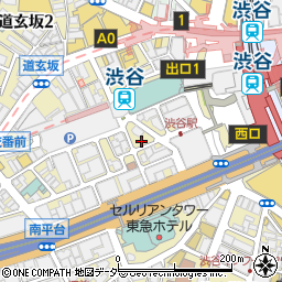 東京都渋谷区道玄坂1丁目6-5周辺の地図