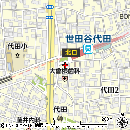 セブンイレブン世田谷代田駅前店周辺の地図