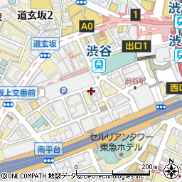 焼肉店ナルゲ 渋谷駅周辺の地図