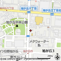 タイムズ日野旭が丘第６駐車場周辺の地図