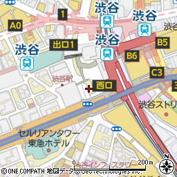 東京都渋谷区道玄坂1丁目1周辺の地図