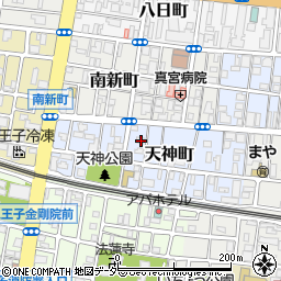 東京都八王子市天神町8-5周辺の地図