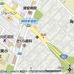 千葉県浦安市海楽1丁目28-16周辺の地図